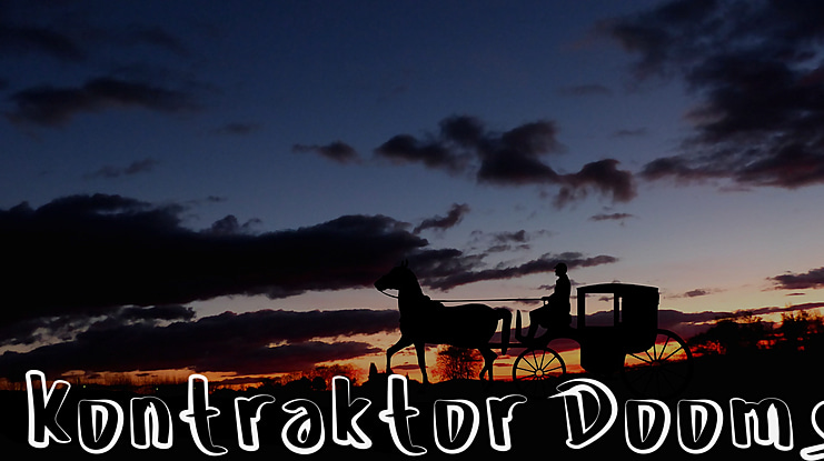 Kontraktor Dooms Font