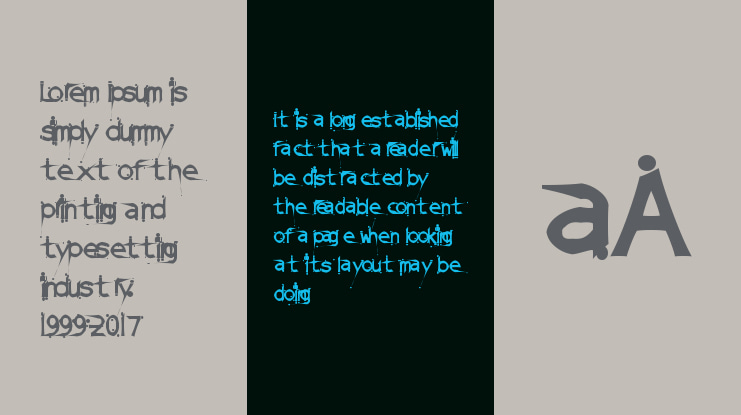 Damaged Sata Font Family