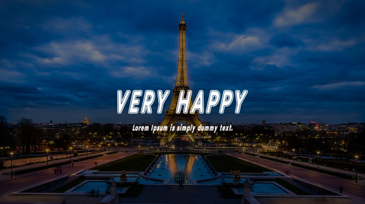 VERY HAPPY Font