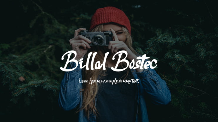 Billal Bostec Font Family