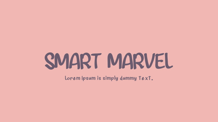 SMART MARVEL Font