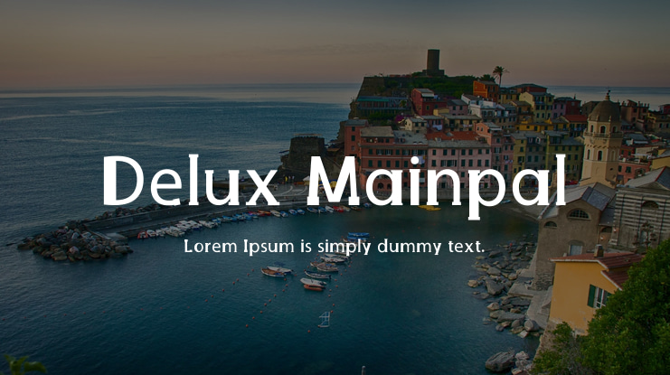 Delux Mainpal Font