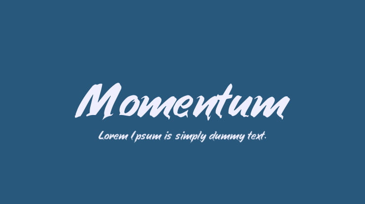 Momentum Font Family