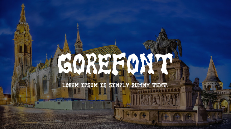 GoreFont Font