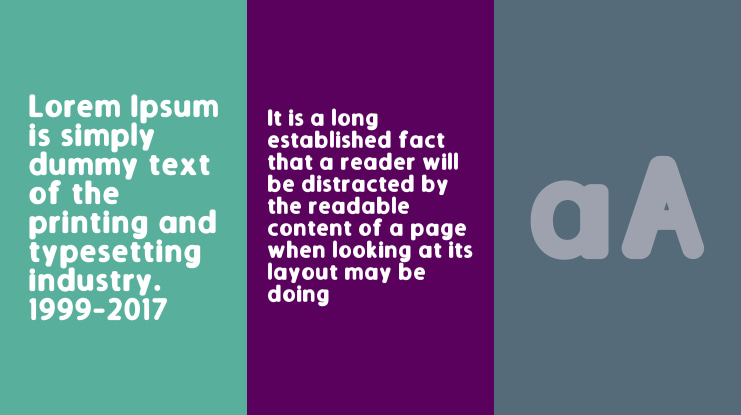 Galileo-Various Font