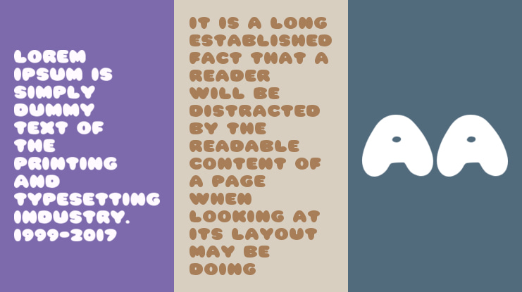 Pleasantly Plump Font