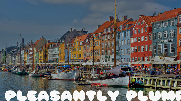 Pleasantly Plump Font