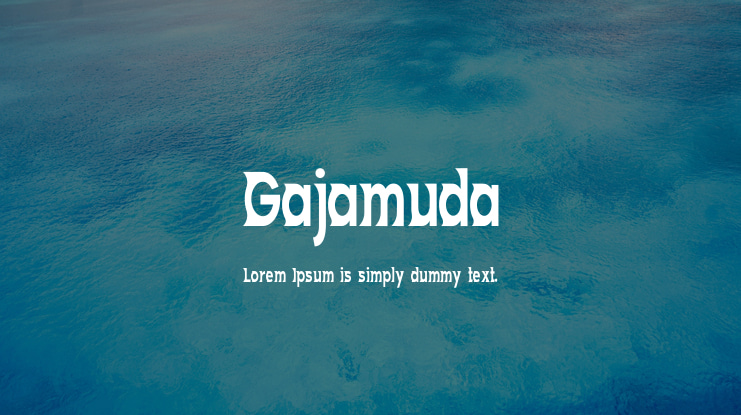 Gajamuda Font