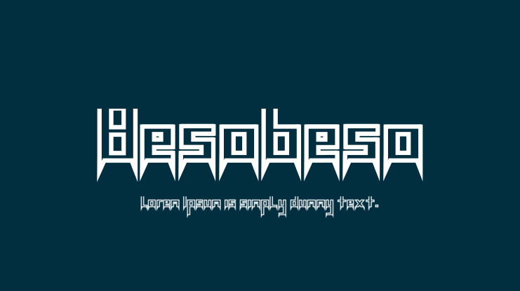 Besobeso Font