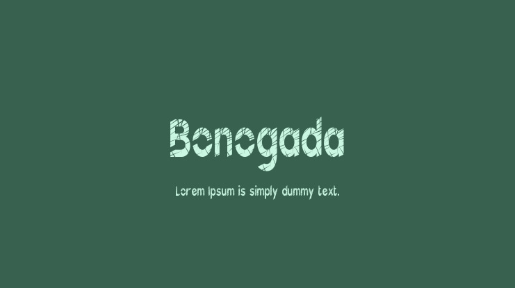 Bonogada Font