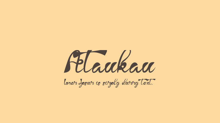 Ataukau Font Family