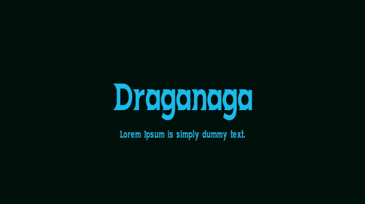 Draganaga Font