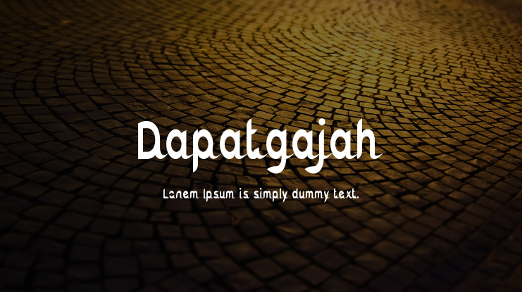 Dapatgajah Font Family
