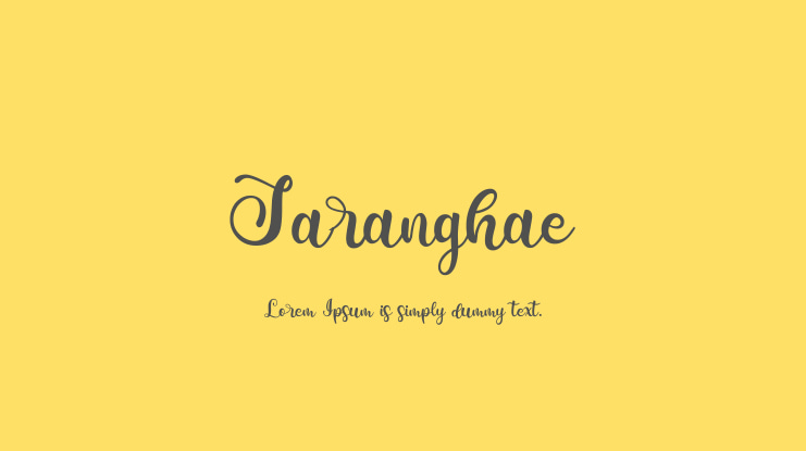 Saranghae Font