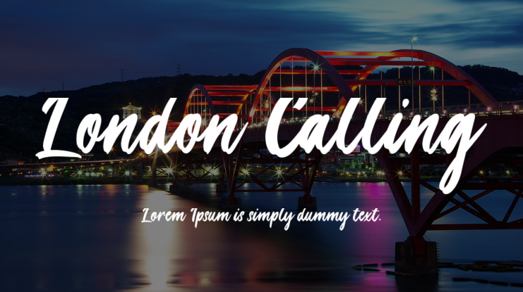 London Calling Font