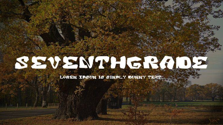 SeventhGRADE Font