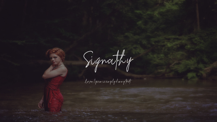 Signathy Font