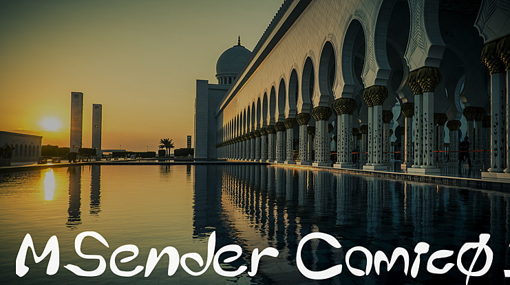 MSender Comic01 Font