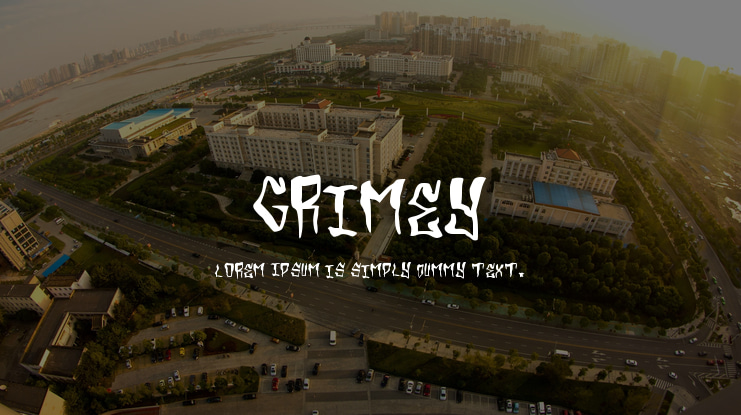 Grimey Font