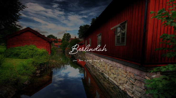 Berlindah Font