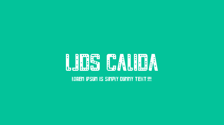 LJDS Calida Font