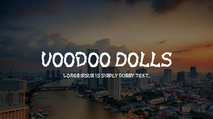 Voodoo Dolls Font Family