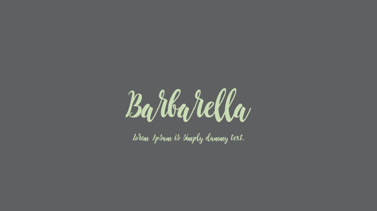 Barbarella Font