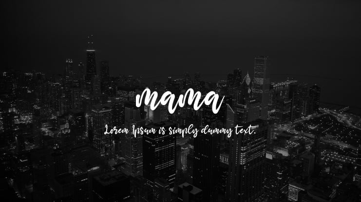 mama Font