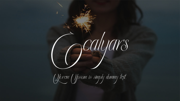 Ecalyars Font