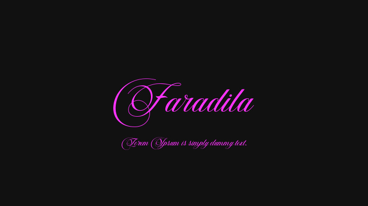 Faradila Font