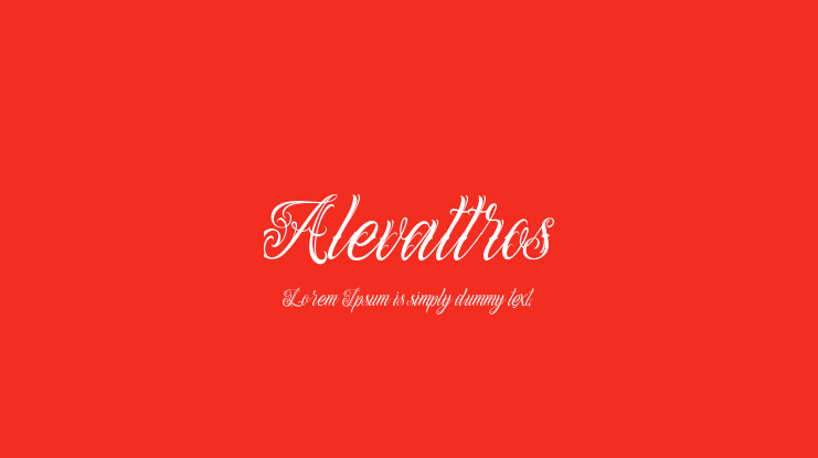 Alevattros Font