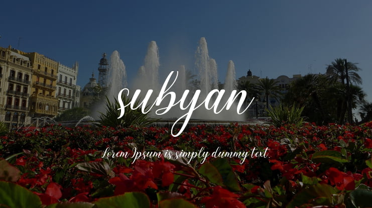 subyan Font