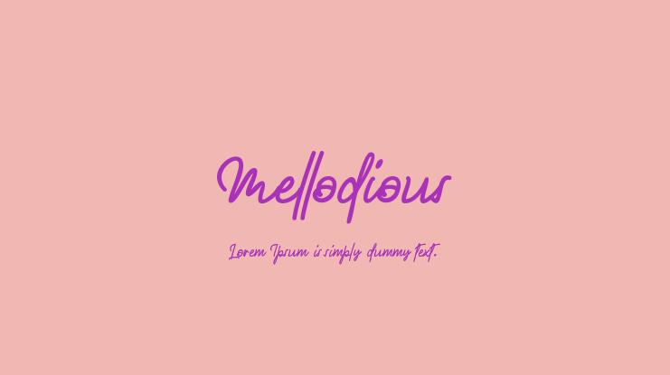 Mellodious Font