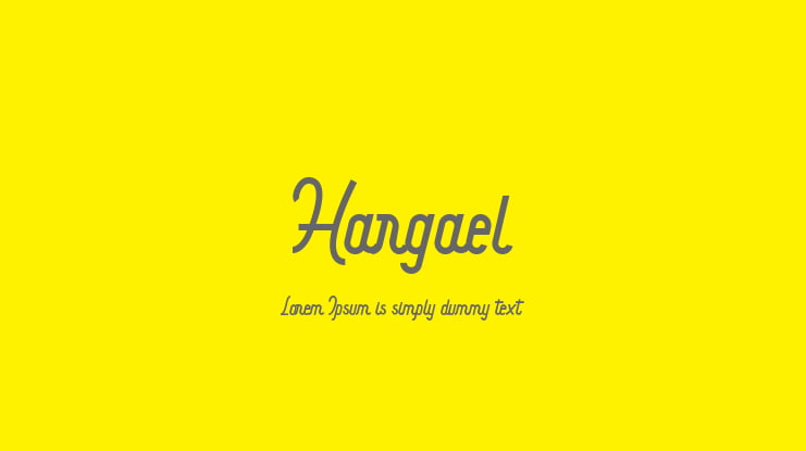 Hargael Font