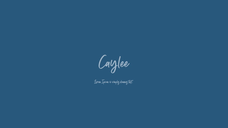 Caylee Font