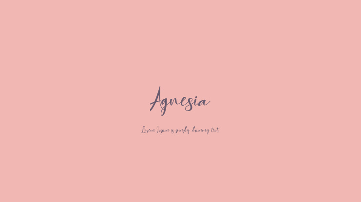 Agnesia Font