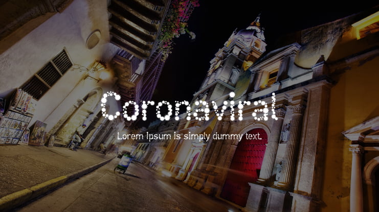 Coronaviral Font