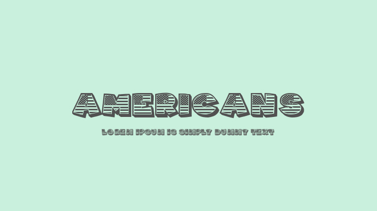 Americans Font