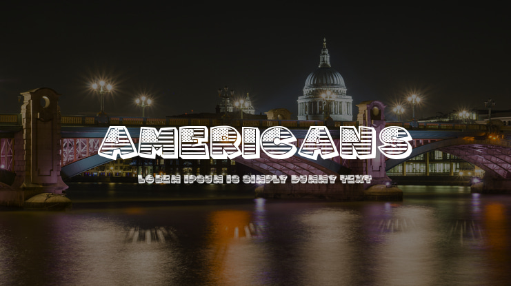 Americans Font