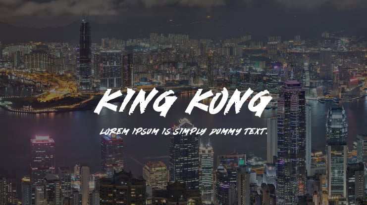 KING KONG Font