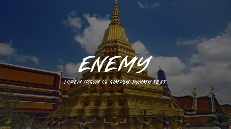 ENEMY Font