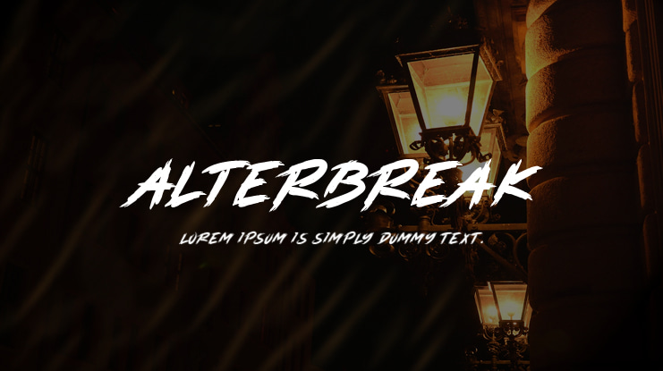 ALTERBREAK Font