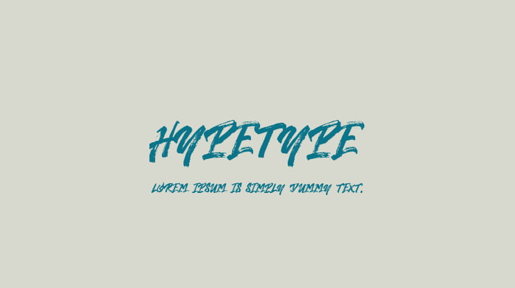 Hypetype Font