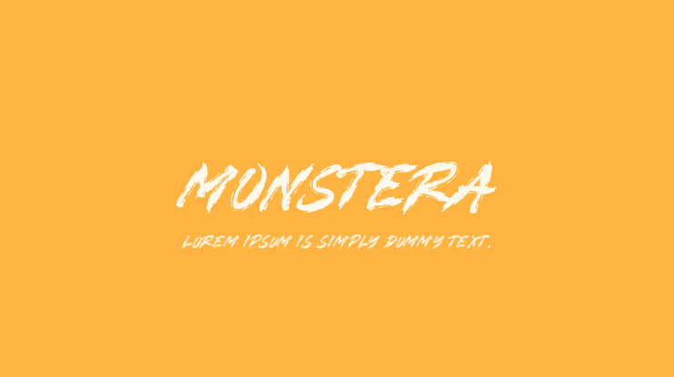 MONSTERA Font