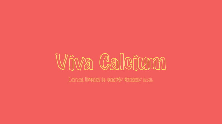 Viva Calcium Font