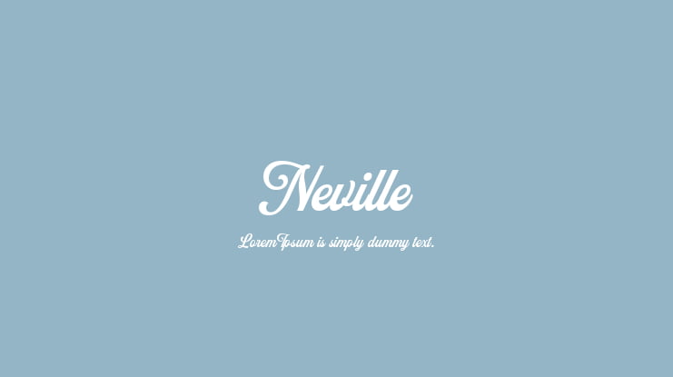 Neville Font
