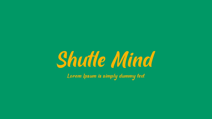 Shutle Mind Font