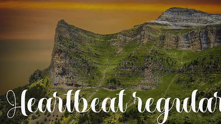 Heartbeat Font Family