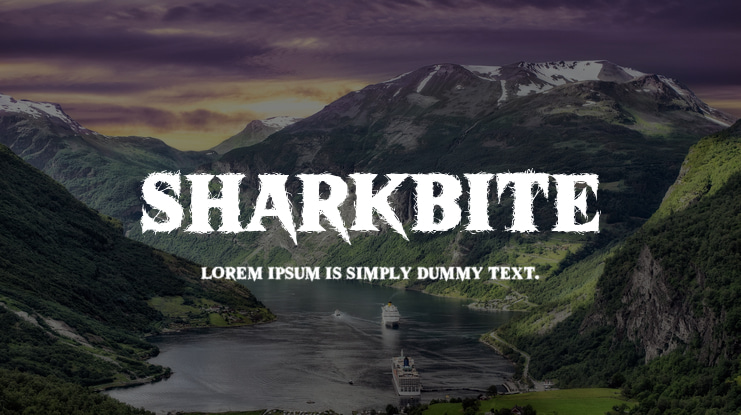 Sharkbite Font Family