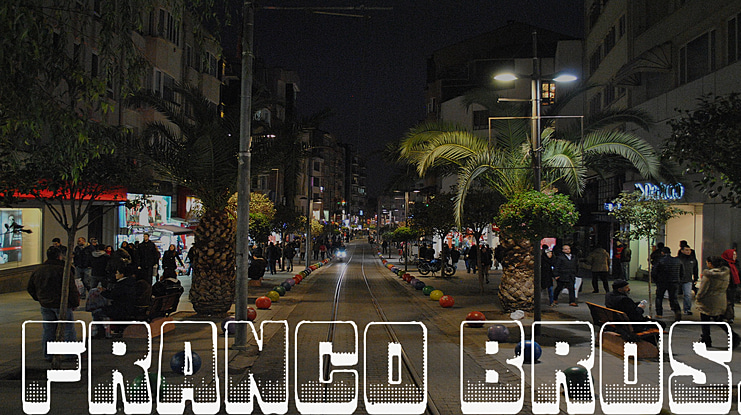 Franco Bros. Font